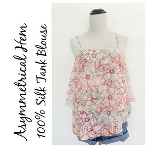NWT 100% Silk Anthropologie Blouse Top